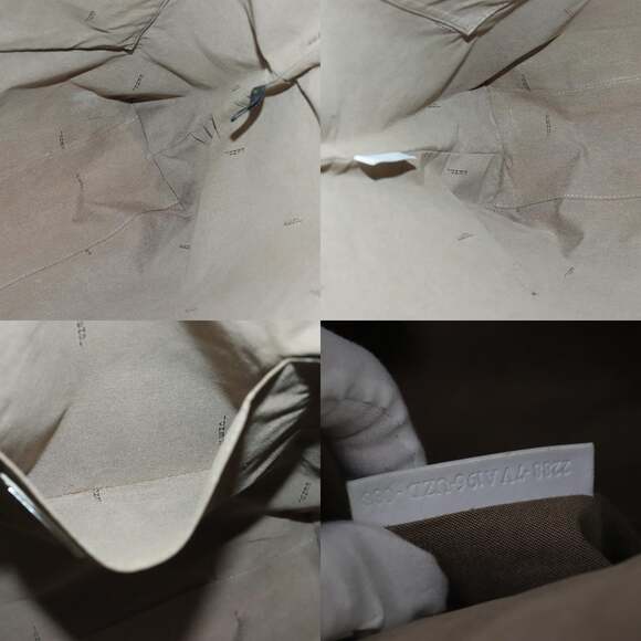 FENDI Zucca Canvas Tote Bag Pvc White Silver - Picture 12 of 12